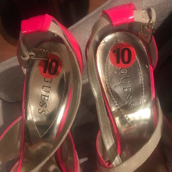 Guess cork platforms Sandles - Picture 2 of 7